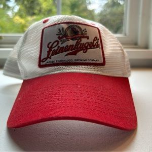 Leinenkugel’s red and white trucker hat SnapBack